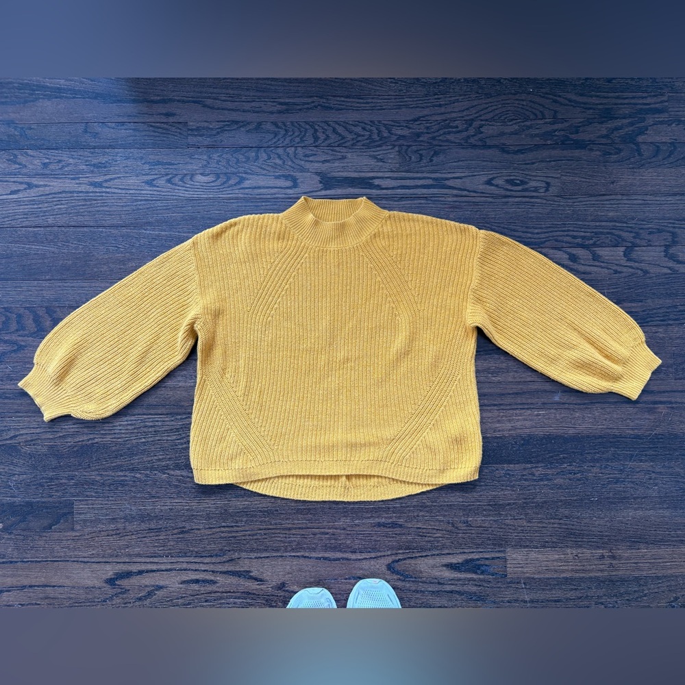 Mustard Yellow Women's Sweater - Picture 3 of 6